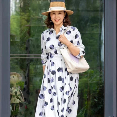 60岁至70岁老年连衣裙,60岁妈妈洋气穿搭指南