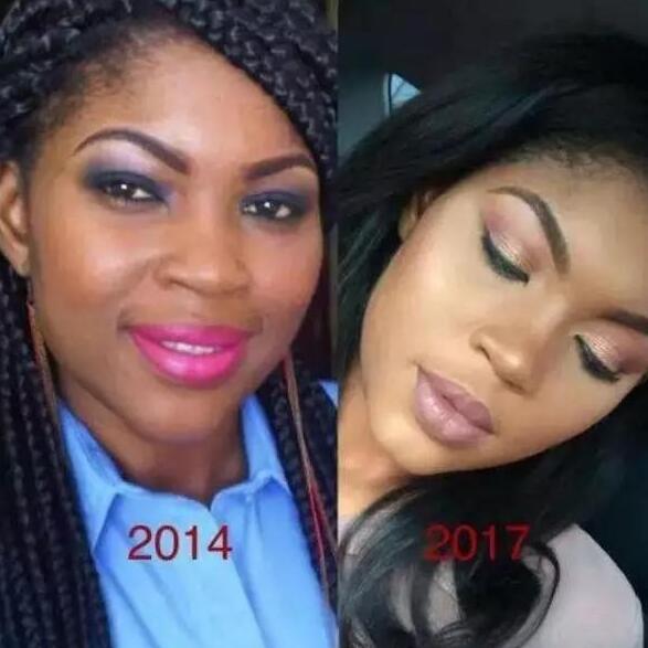 刚学化妆和化妆三年后的对比，真是对比让人看傻呀！
