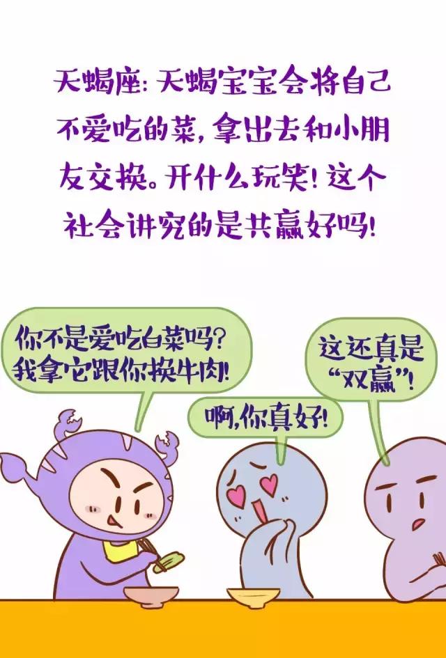 12星座宝宝，幼儿园吃饭萌态一览，好想生个摩羯座的宝宝啊！