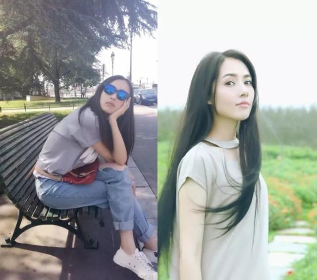 中长发是齐肩还是齐胸，165左右的身高却说明了一切