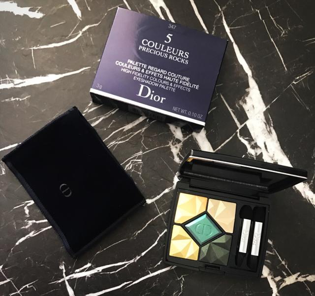 Dior迪奥2017年圣诞版五色眼影盘，配色实在太大胆了！