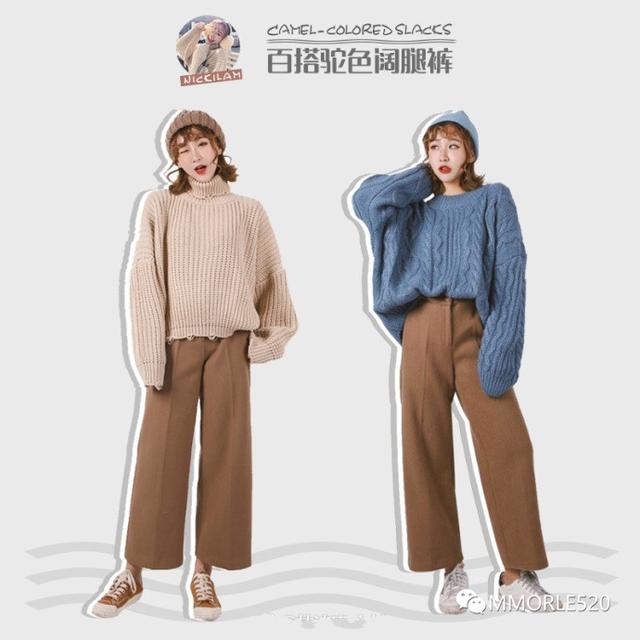 怎么选择阔腿裤？怎么搭配衣服？阔腿裤的常用穿搭看完你就懂了