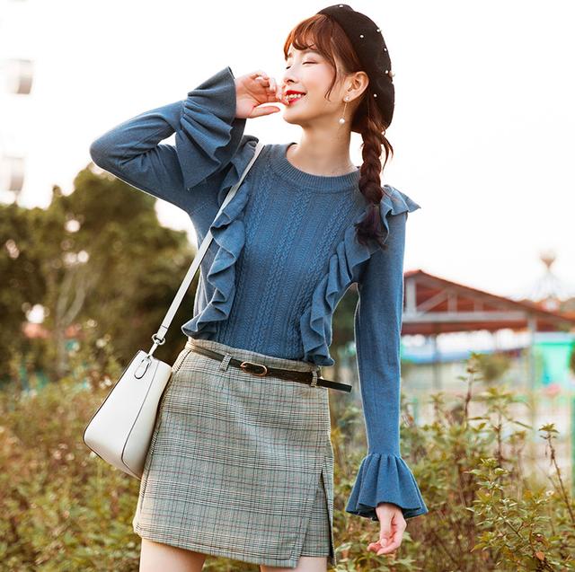 小众荷叶边,让你甜美撩人