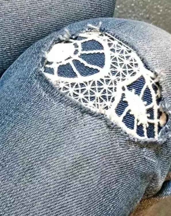 牛仔裤破洞越来越大，怎么办？