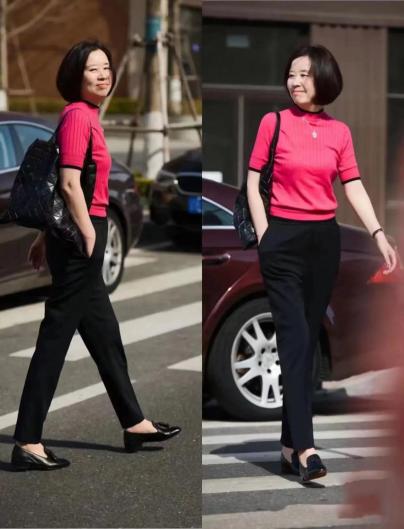 为什么50岁女人首选烟管裤，烟管裤怎么穿搭适合通勤