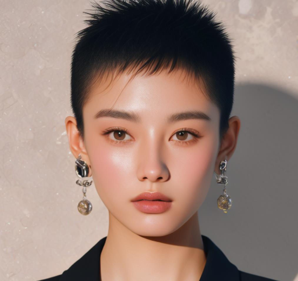 毛寸女生图片，毛寸女生发型