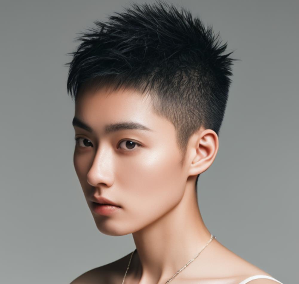 毛寸女生图片，毛寸女生发型