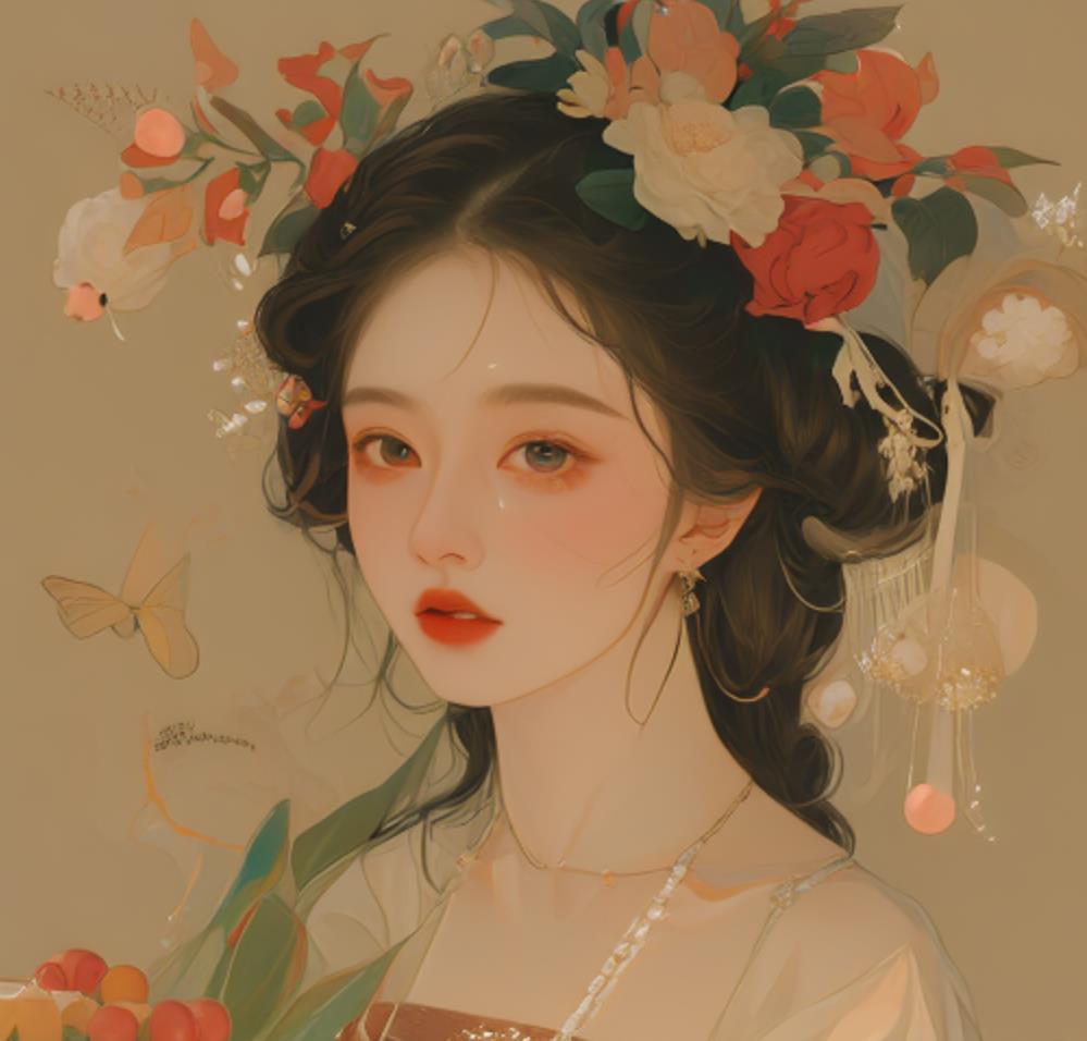三十八张漂亮女人画