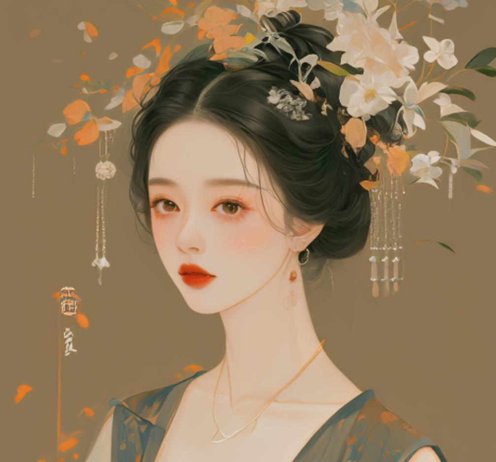 三十八张漂亮女人画