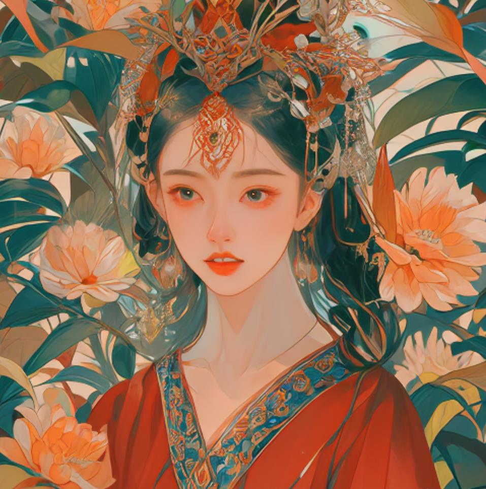 三十八张漂亮女人画