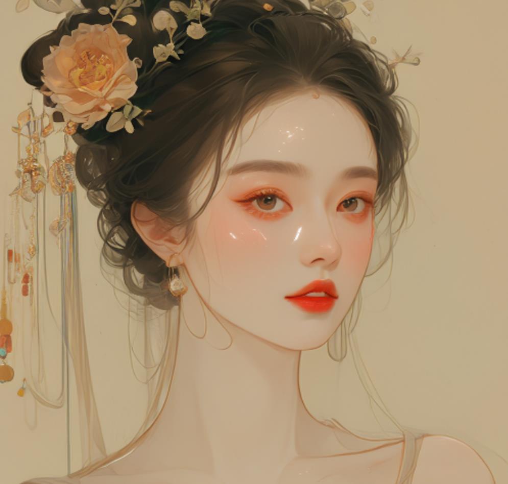 三十八张漂亮女人画