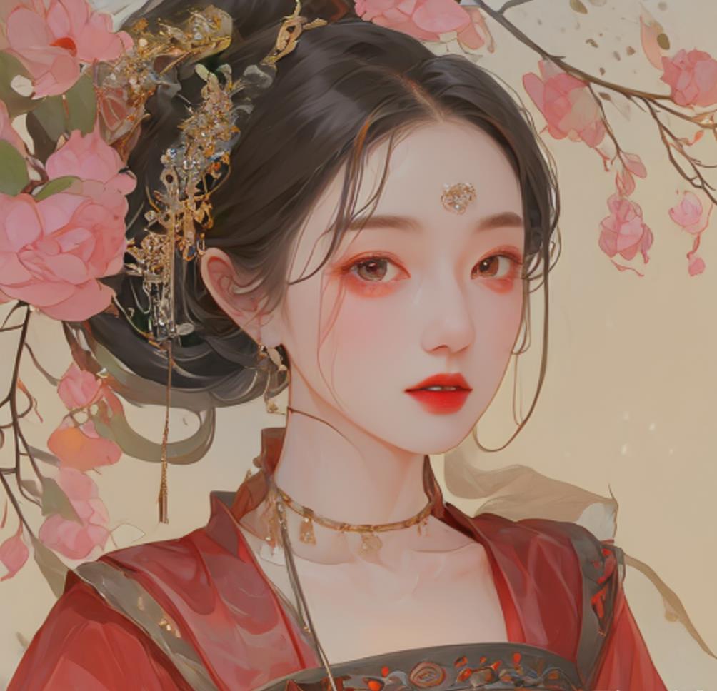 三十八张漂亮女人画