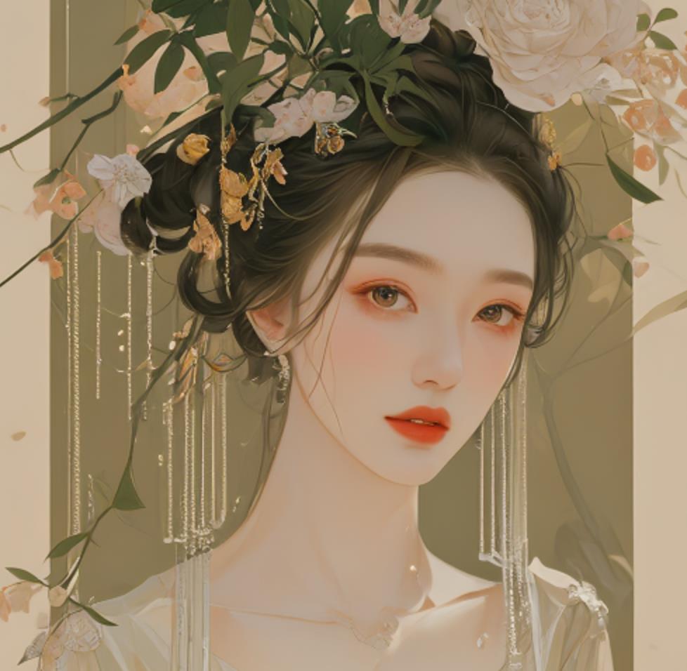 三十八张漂亮女人画