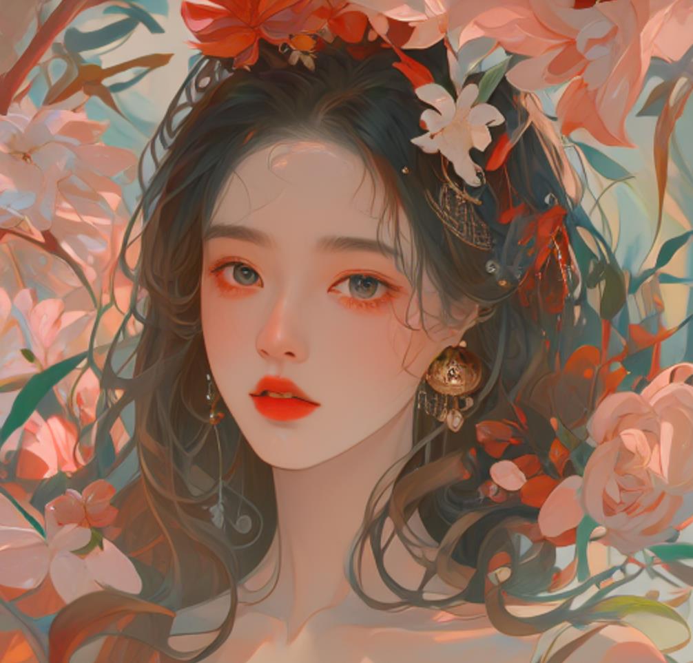 三十八张漂亮女人画
