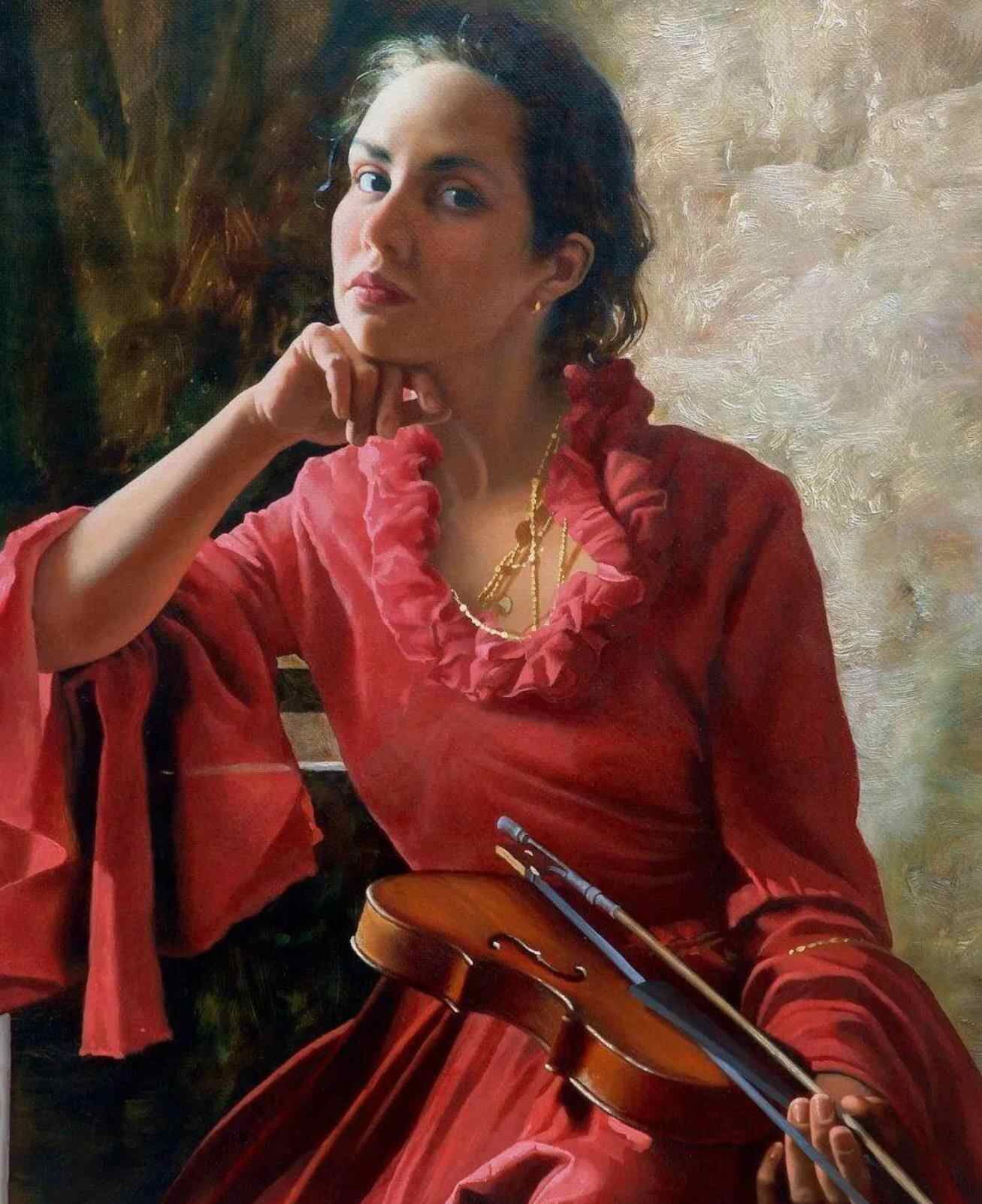 世界上最唯美的女人油画