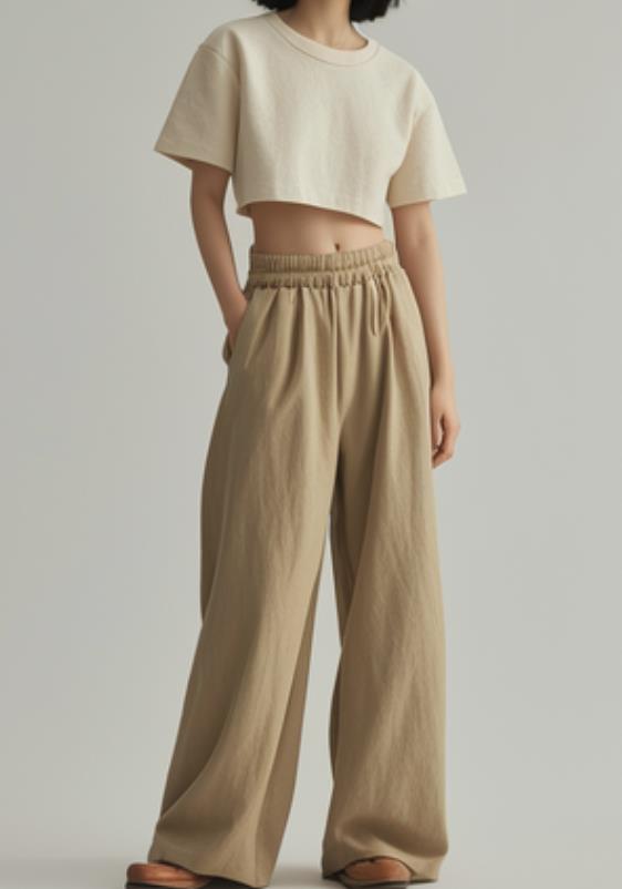 矮个子穿阔腿裤搭配什么衣服好看