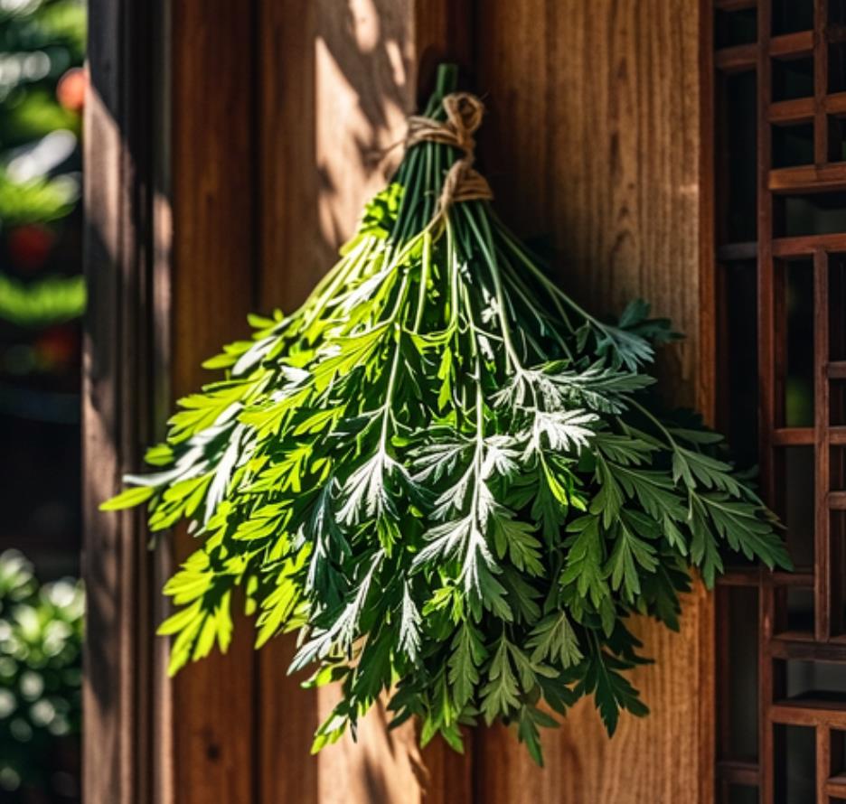 艾草正确挂法图片