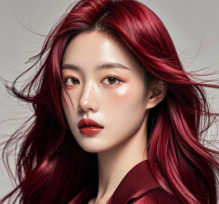 女生发色好看图片