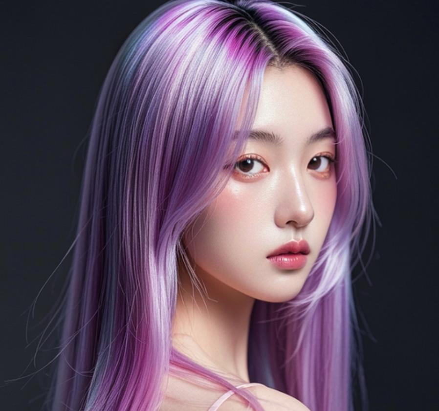 女生发色好看图片