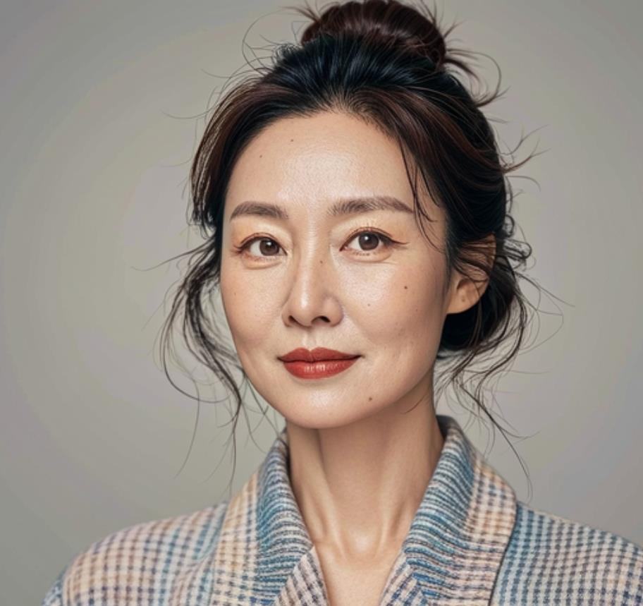 妈妈丸子头发型图片