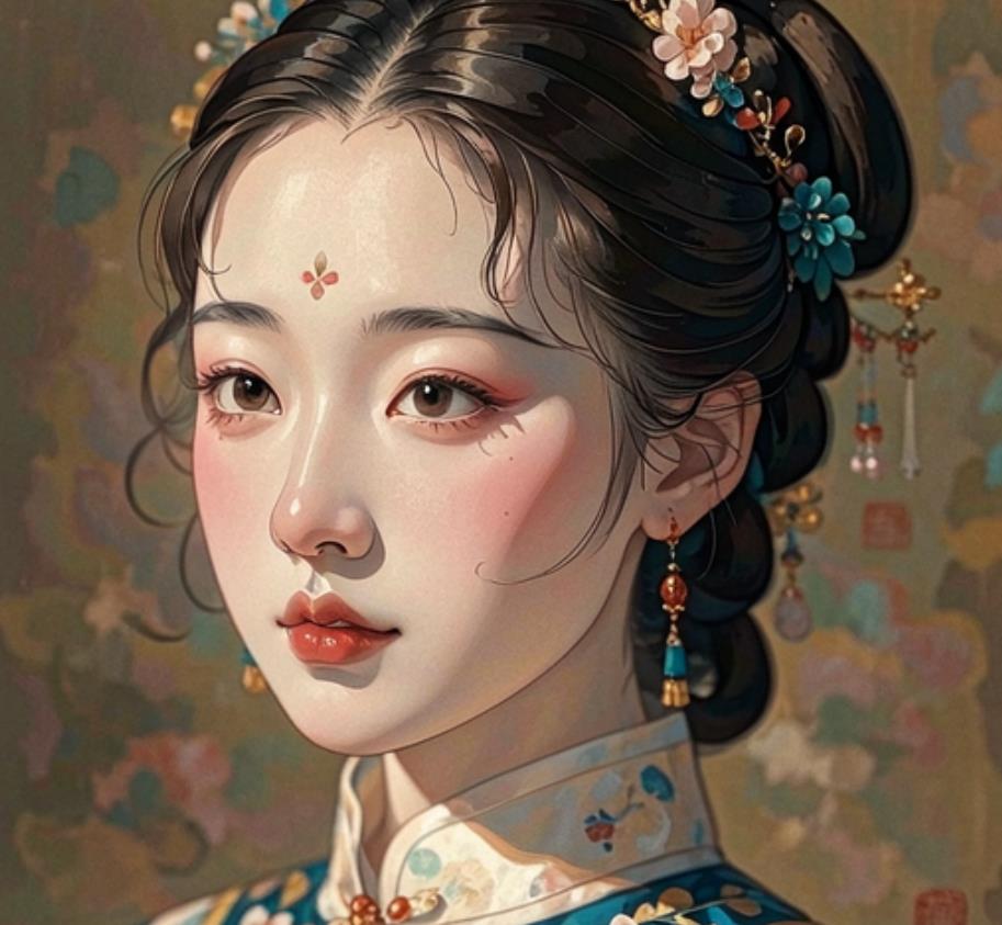 精致到极致的女性画