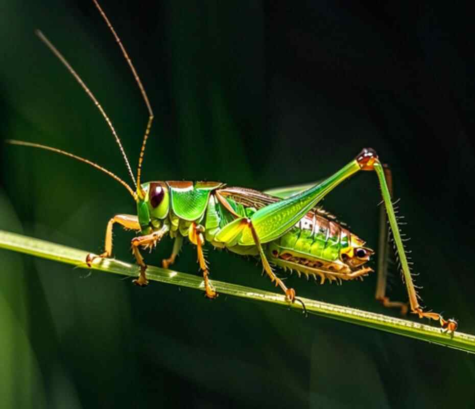 蟋蟀的耳朵长在哪里身体的什么部位,蟋蟀的眼睛长在哪里