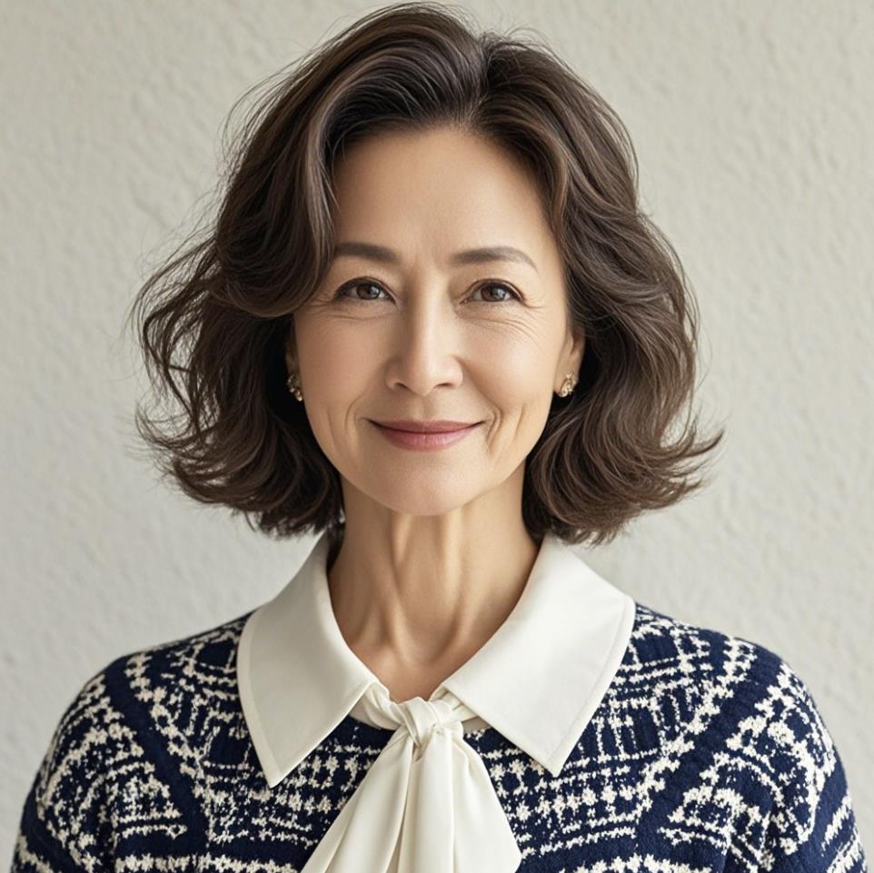 中年女人优雅短发发型