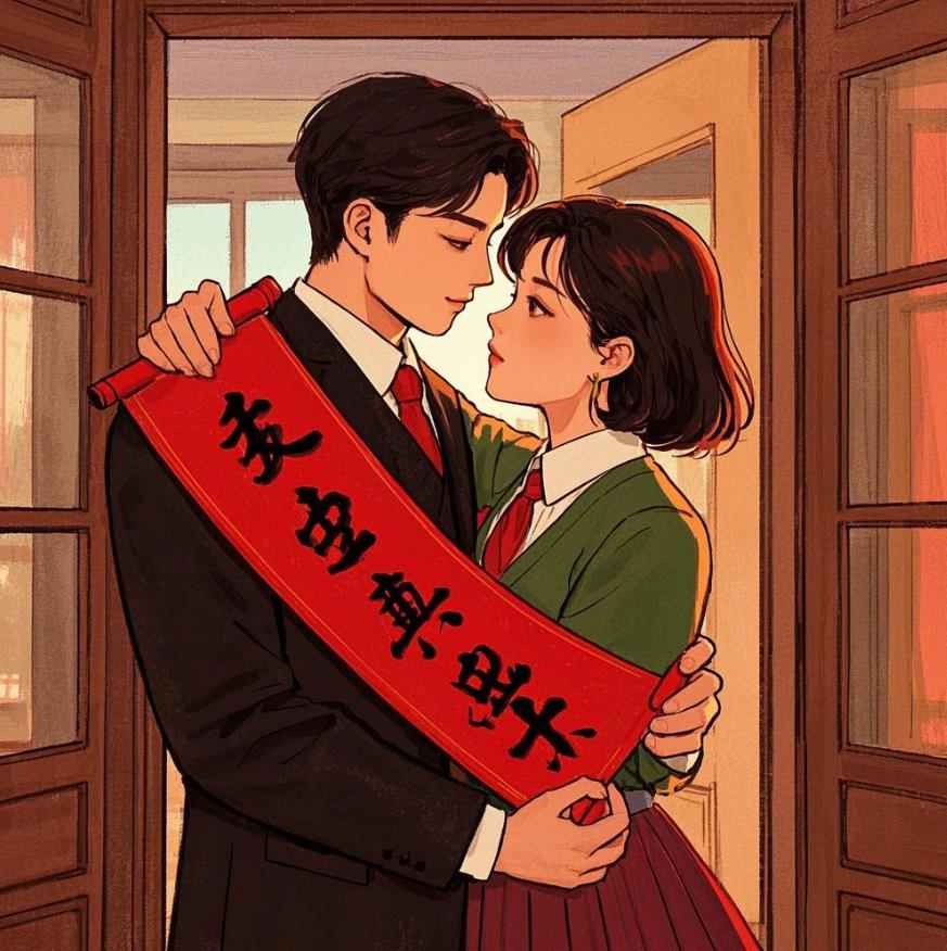 异性肉麻的对联
