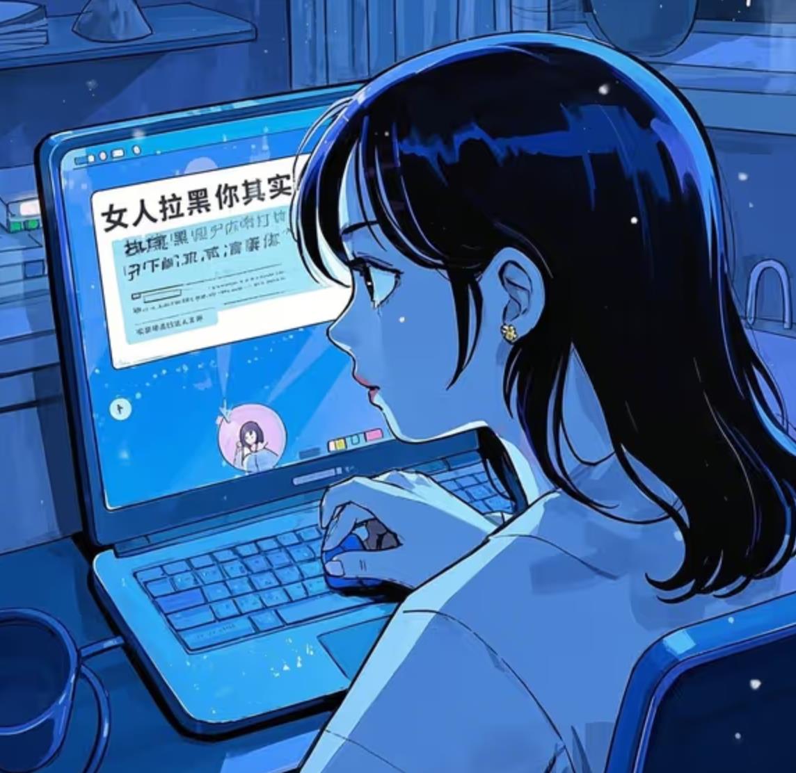 女人拉黑你其实是暗示你