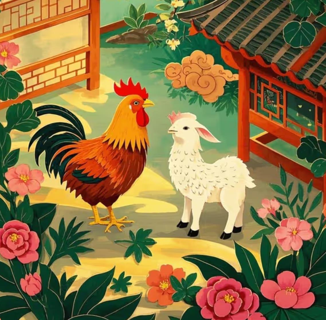 属鸡和属羊的合得来吗