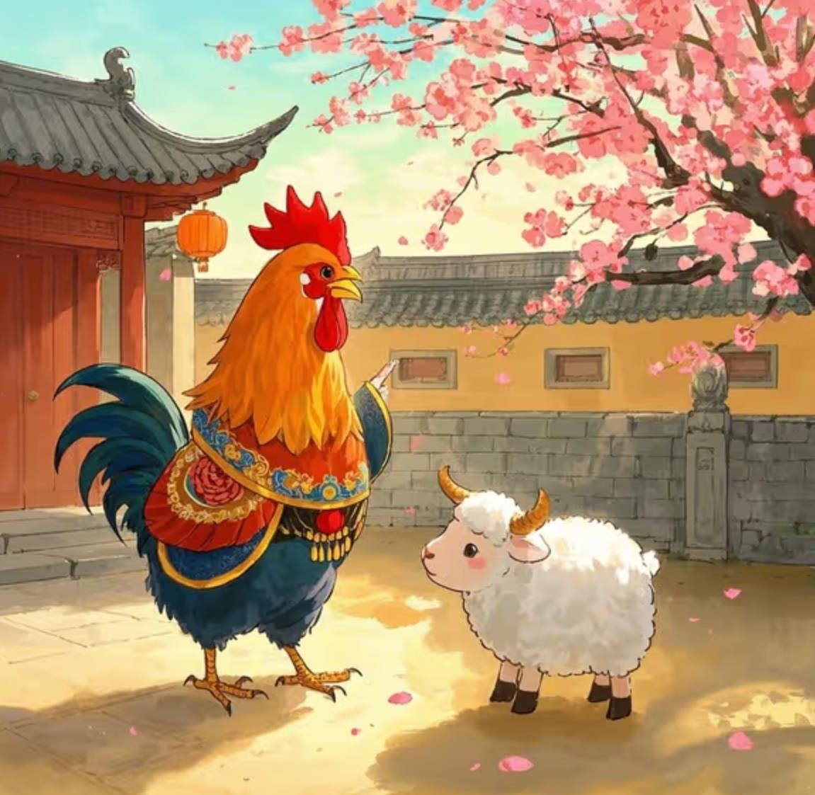 属鸡和属羊的合得来吗