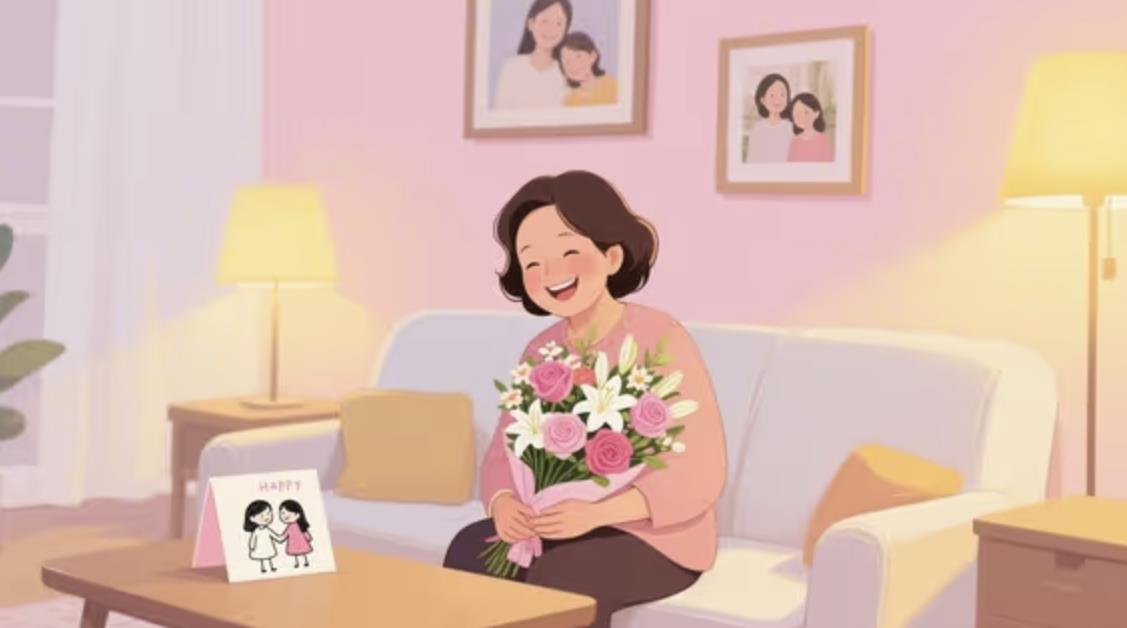 收到女儿礼物表示感谢的话