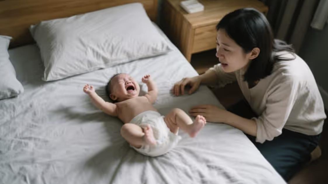为什么婴儿抱着不哭放床上就哭