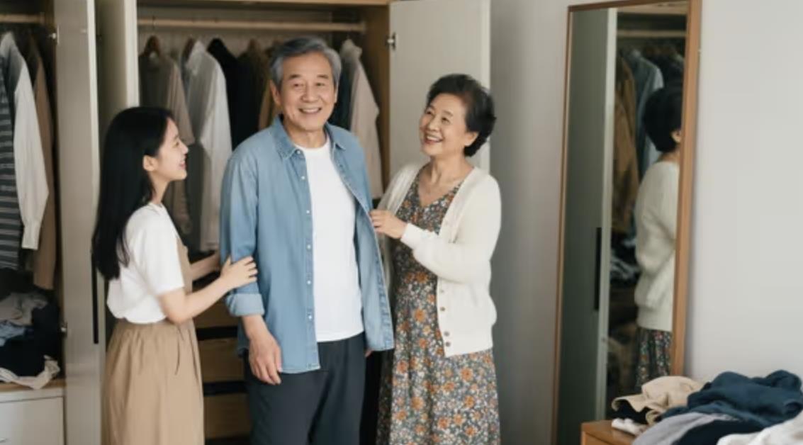 怎么让爸妈穿搭显年轻