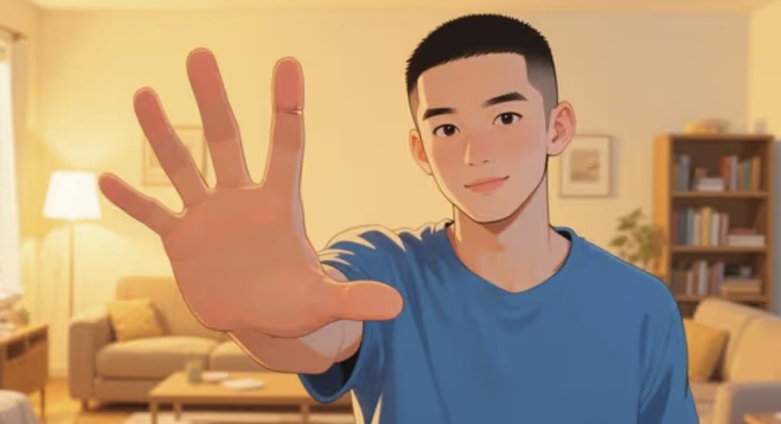 男人左手断掌好吗
