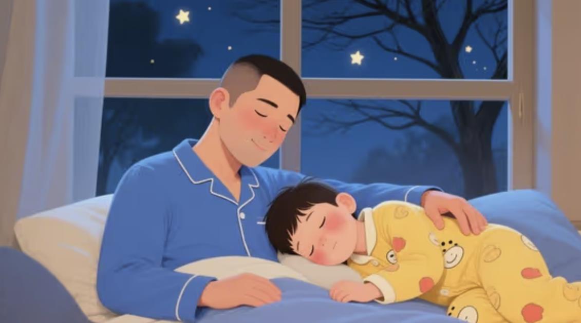 为什么孩子跟爸爸睡特别老实