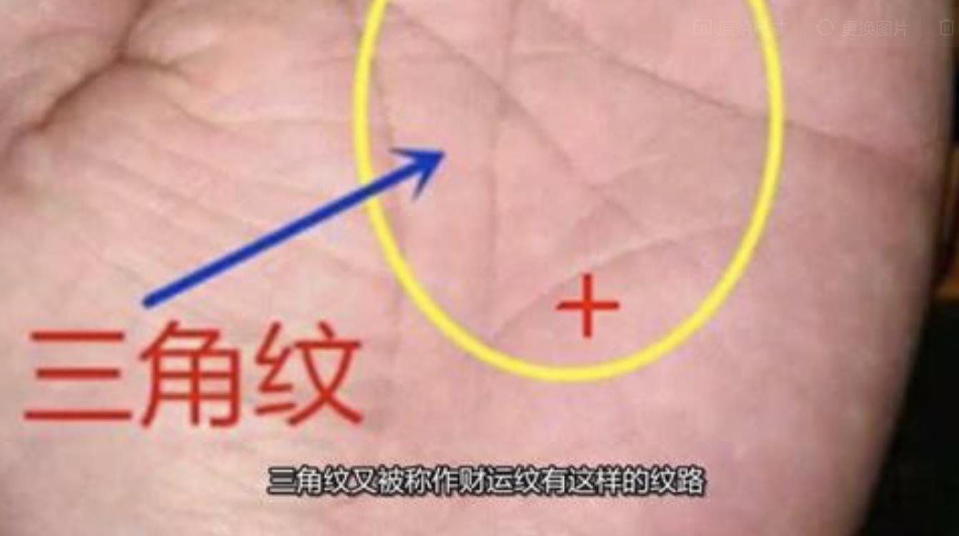 手心三角形纹代表什么