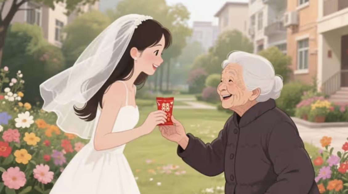 发喜糖给别人的时候说什么