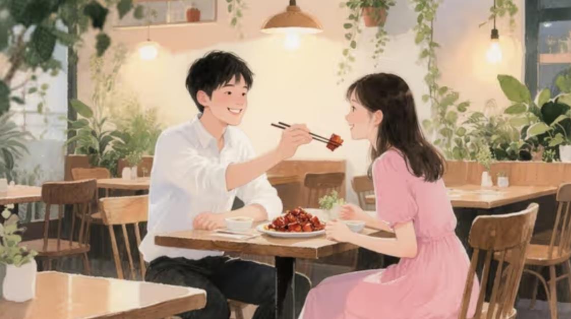 异性为你夹菜暗示什么