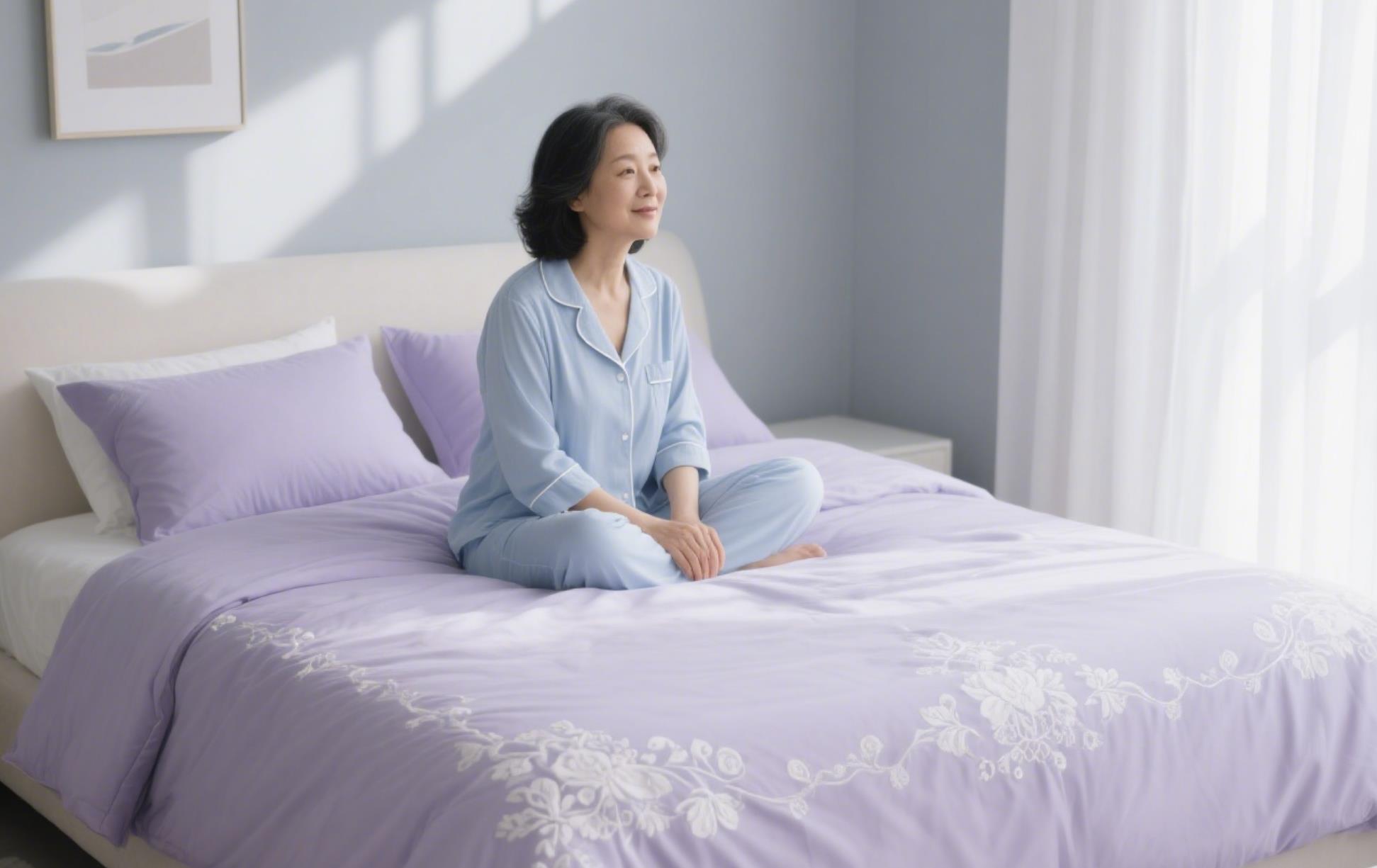 40岁女人床上用品什么颜色好看