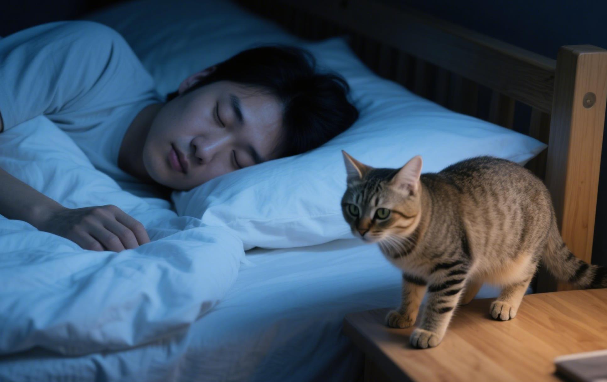 猫在人睡着后会做什么